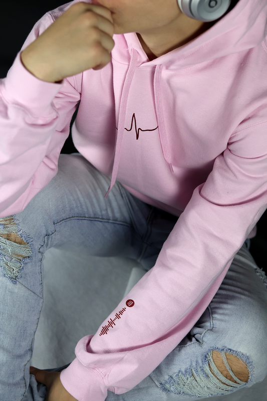 Pink Music Heals Hoodie