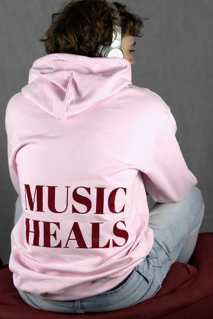 Pink Music Heals Hoodie