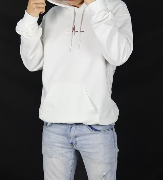 White Music Heals Hoodie
