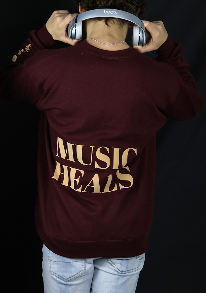 Maroon Music Heals Sweatshirt